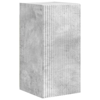 TV-Wandschrank 2 pcs Beton 30 x 31 x 60 cm Holzwerkstoff