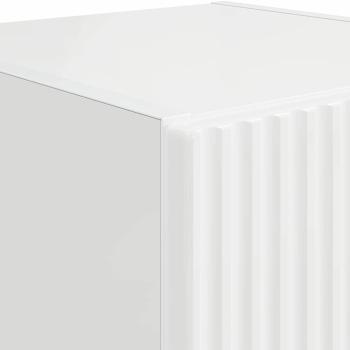 TV-Wandschrank Wandmontiert 2 pcs Glänzend Weiß 30 x 31 x 60 cm