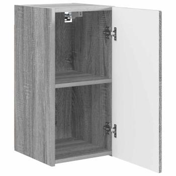 TV-Wandschrank Wandmontiert 2 pcs Graues Sonoma 30 x 31 x 60 cm