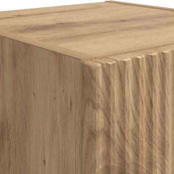 TV-Wandschrank 2 pcs Kunsthandwerk Eiche 30 x 31 x 60 cm