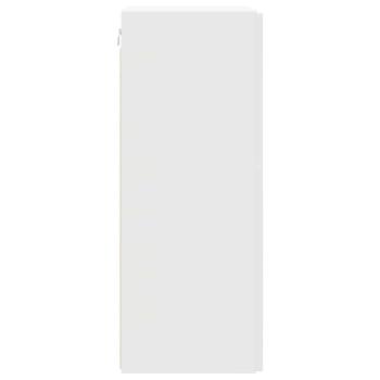 TV-Wandschrank 30 x 31 x 80 cm Weiß Holzwerkstoff