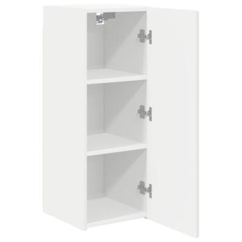 TV-Wandschrank Wandmontiert Weiß 30 x 31 x 80 cm Holzwerkstoff