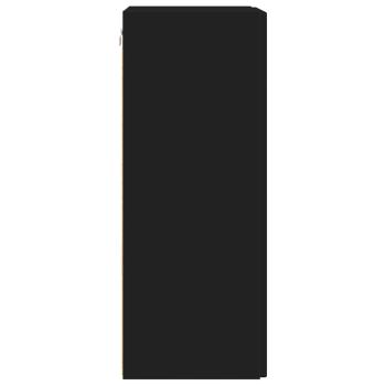 TV-Wandschrank 2 pcs Schwarz 30 x 31 x 80 cm Holzwerkstoff