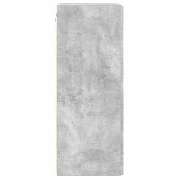TV-Wandschrank 2 pcs Beton 30 x 31 x 80 cm Holzwerkstoff