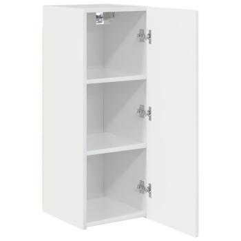 TV-Wandschrank 30 x 31 x 80 cm Glänzend Weiß Holzwerkstoff