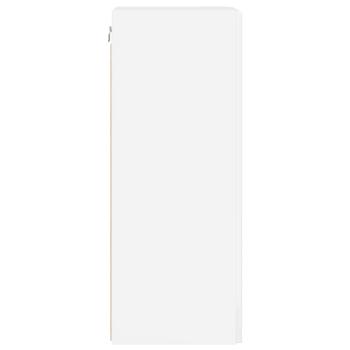 TV-Wandschrank Wandmontiert 2 pcs Glänzend Weiß 30 x 31 x 80 cm