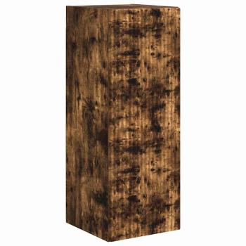 TV-Wandschrank 2 pcs Geräucherte Eiche 30 x 31 x 80 cm