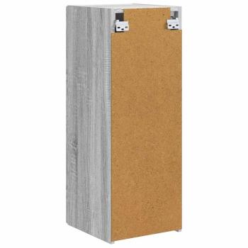 TV-Wandschrank Wandmontiert 2 pcs Graues Sonoma 30 x 31 x 80 cm
