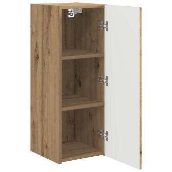 TV-Wandschrank 2 pcs Kunsthandwerk Eiche 30 x 31 x 80 cm