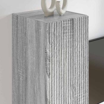 TV-Wandschrank 2 pcs Graues Sonoma 30 x 31 x 100 cm