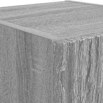 TV-Wandschrank 2 pcs Graues Sonoma 30 x 31 x 100 cm