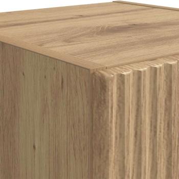 TV-Wandschrank 2 pcs Kunsthandwerk Eiche 30 x 31 x 100 cm