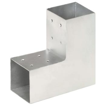 ARDEBO.de - Pfostenverbinder L-Form Verzinktes Metall 81 x 81 mm