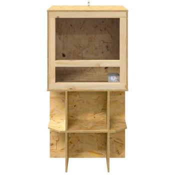 Terrarium Braun 50 x 50 x 100 cm OSB