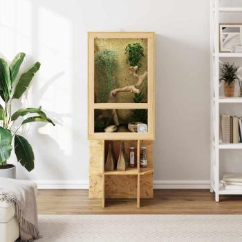 Terrarium Braun 50 x 50 x 130 cm OSB