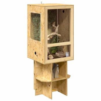 Terrarium Braun 50 x 50 x 130 cm OSB