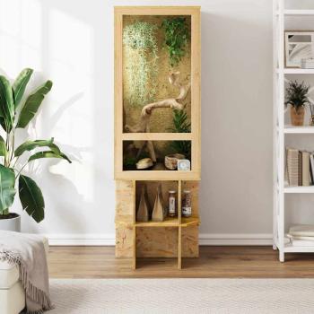 Terrarium Braun 50 x 50 x 130 cm OSB