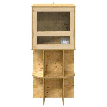 Terrarium Braun 40 x 40 x 90 cm OSB