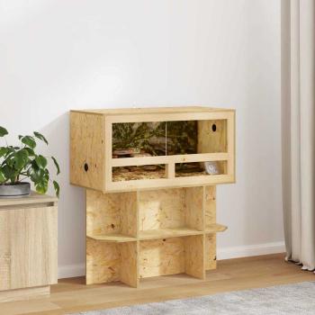 ARDEBO.de - Terrarium Braun 80 x 40 x 90 cm OSB
