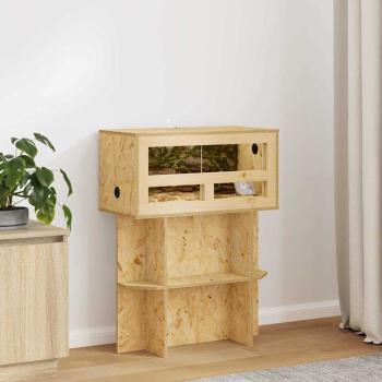 ARDEBO.de - Terrarium Braun 60 x 30 x 80 cm OSB