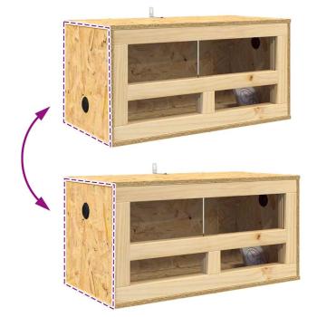 Terrarium Braun 60 x 30 x 80 cm OSB