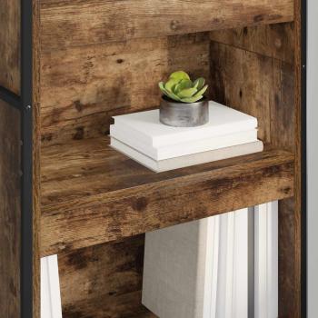 Bücherregal 2 pcs Raucharbe 80 x 30 x 155 cm Holzwerkstoff