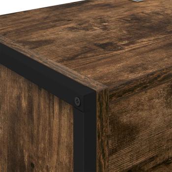 Bücherregal 2 pcs Raucharbe 80 x 30 x 155 cm Holzwerkstoff