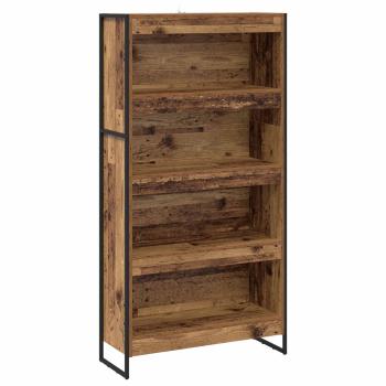 Bücherregal 2 pcs Altholz 80 x 30 x 155 cm Holzwerkstoff