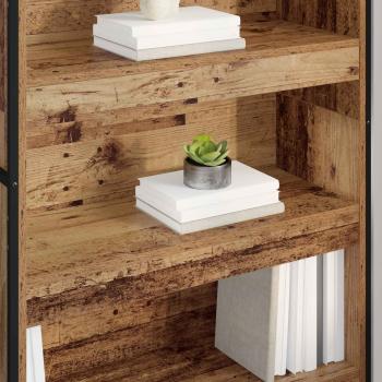 Bücherregal 2 pcs Altholz 80 x 30 x 155 cm Holzwerkstoff