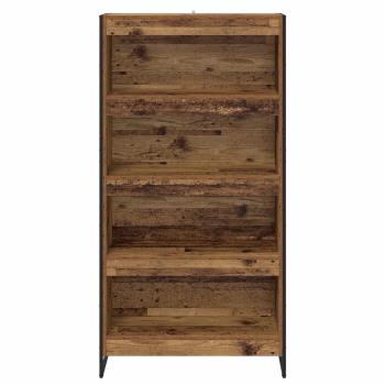 Bücherregal 2 pcs Altholz 80 x 30 x 155 cm Holzwerkstoff