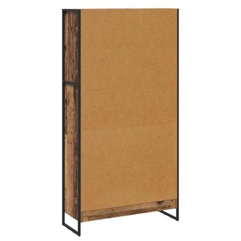 Bücherregal 2 pcs Altholz 80 x 30 x 155 cm Holzwerkstoff
