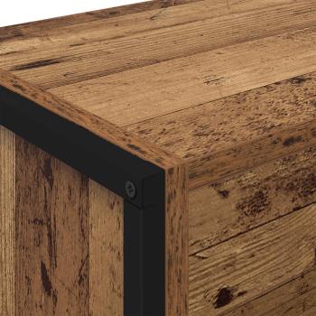 Bücherregal 2 pcs Altholz 80 x 30 x 155 cm Holzwerkstoff