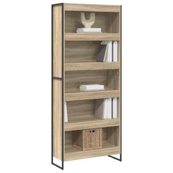 Bücherregal 80 x 30 x 189,5 cm Holzwerkstoff Sonoma