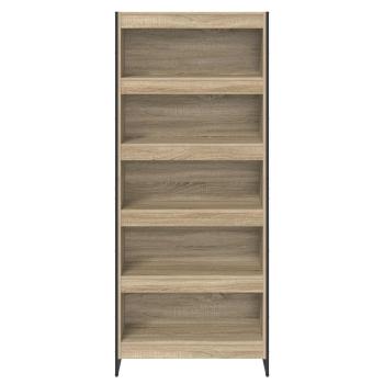 Bücherregal 80 x 30 x 189,5 cm Holzwerkstoff Sonoma