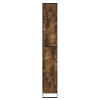 Bücherregal 2 pcs Raucharbe 80 x 30 x 155 cm Holzwerkstoff
