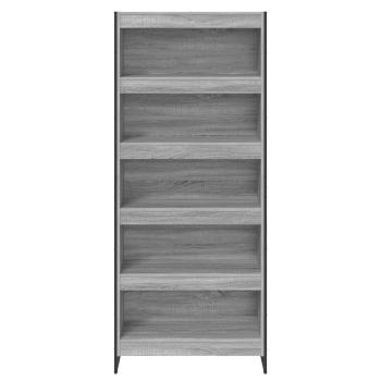 Bücherregal 2 pcs Graues Sonoma 80 x 30 x 155 cm Holzwerkstoff