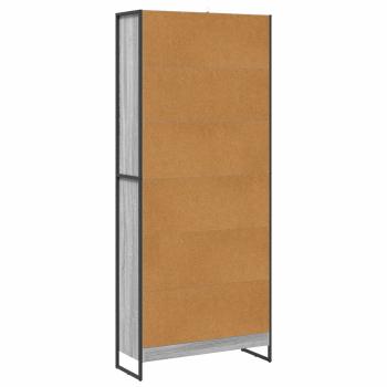 Bücherregal 2 pcs Graues Sonoma 80 x 30 x 155 cm Holzwerkstoff