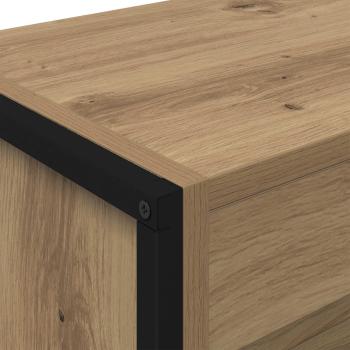 Bücherregal 2 pcs Kunsthandwerk Eiche 80 x 30 x 155 cm