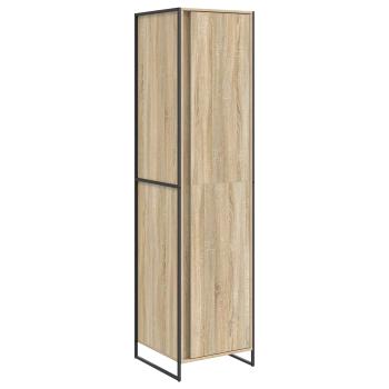 Warderobe mit Tür 2 pcs Sonoma 50 x 50 x 200 cm Holzwerkstoff