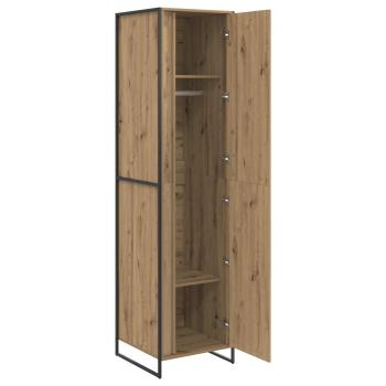 Warderobe mit Tür 2 pcs Kunsthandwerk Eiche 50 x 50 x 200 cm