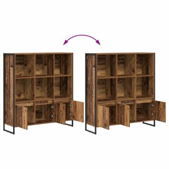 Bücherregal 2 pcs Altholz 99,5 x 30 x 108,5 cm Holzwerkstoff
