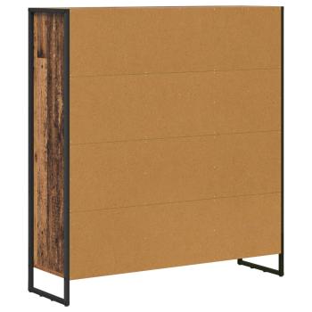 Bücherregal 2 pcs Altholz 99,5 x 30 x 108,5 cm Holzwerkstoff