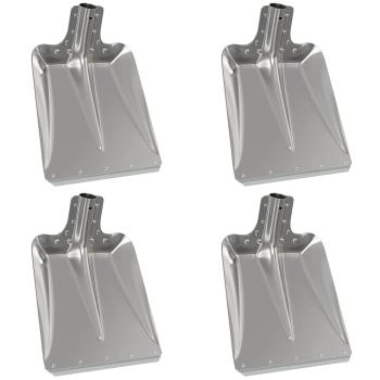 Schaufelkopf 4 pcs Silber 41,5 x 32,5 cm Aluminium