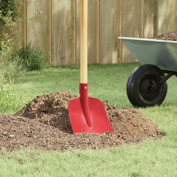 ARDEBO.de - Schaufelkopf Rot 32 x 24,5 cm Pulverbeschichteter Stahl