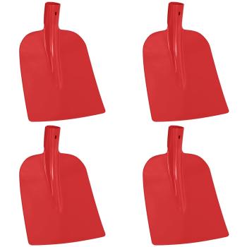 Schaufelkopf 4 pcs Rot 32 x 24,5 cm Pulverbeschichteter Stahl