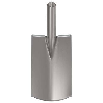 Schaufelkopf Silber 43 x 17 cm Pulverbeschichteter Stahl