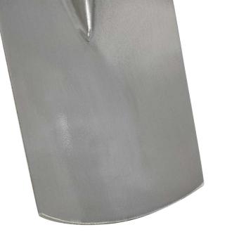 Schaufelkopf Silber 43 x 17 cm Pulverbeschichteter Stahl