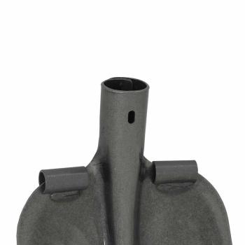 Schaufelkopf 4 pcs Silber 33 x 21 cm Pulverbeschichteter Stahl