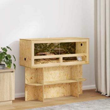 ARDEBO.de - Terrarium Braun 100 x 40 x 40 cm OSB