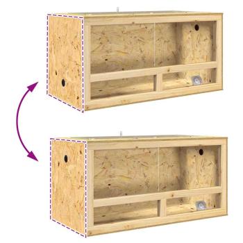 Terrarium Braun 50 x 100 x 50 cm OSB